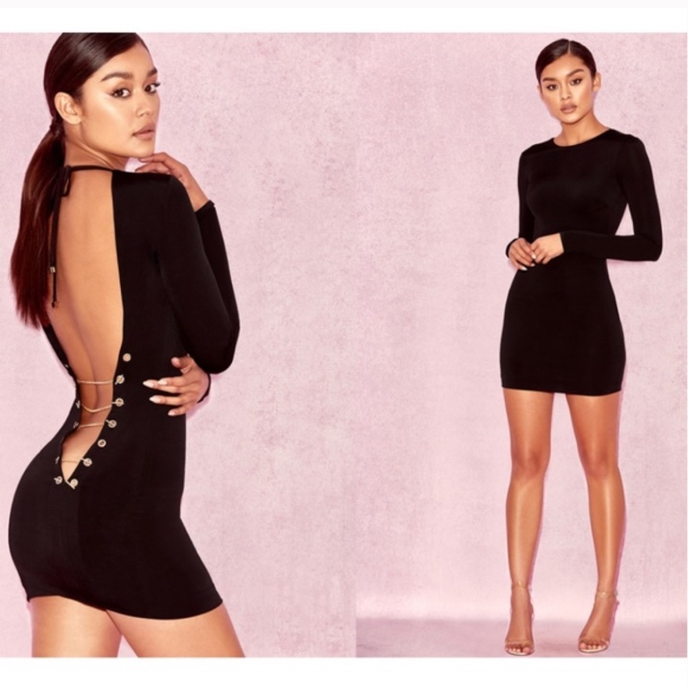 House of CB ‘Kyra’ Back chain Dress! Worn once! Perfect condition